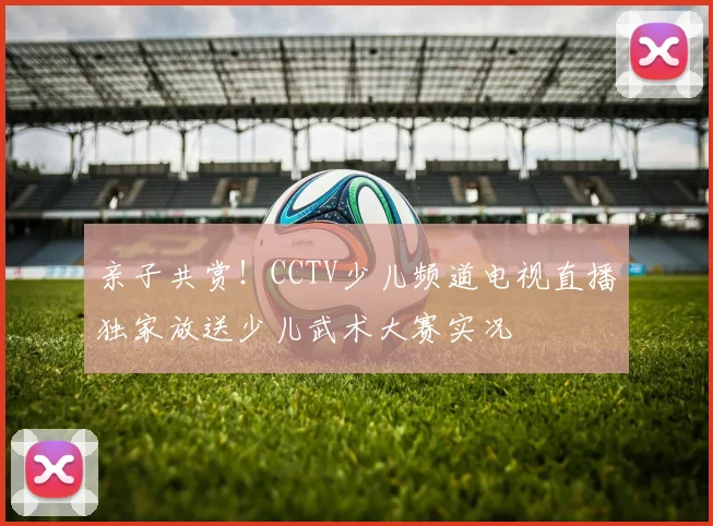 亲子共赏！CCTV少儿频道电视直播独家放送少儿武术大赛实况